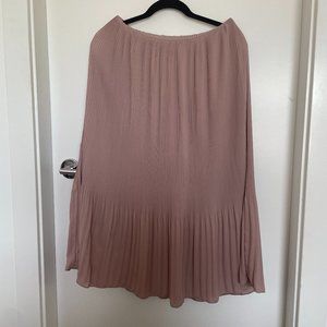 Oak & fort pleated skirt